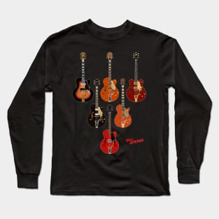 Chet Atkins Iconic Guitars Long Sleeve T-Shirt